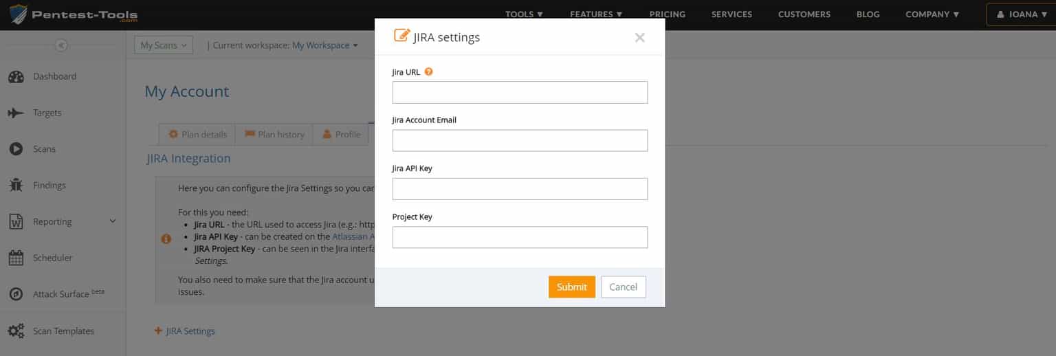 jira configuration settings